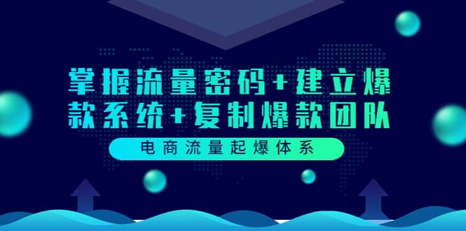 电商流量起爆体系：掌握流量密码 建立爆款系统 复制爆款团队（价值599）